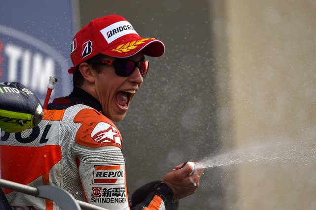 Marc Marquez secured his second title in Valencia