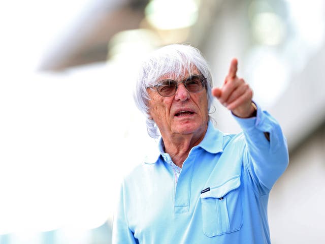 Bernie Ecclestone is known for being outspoken 