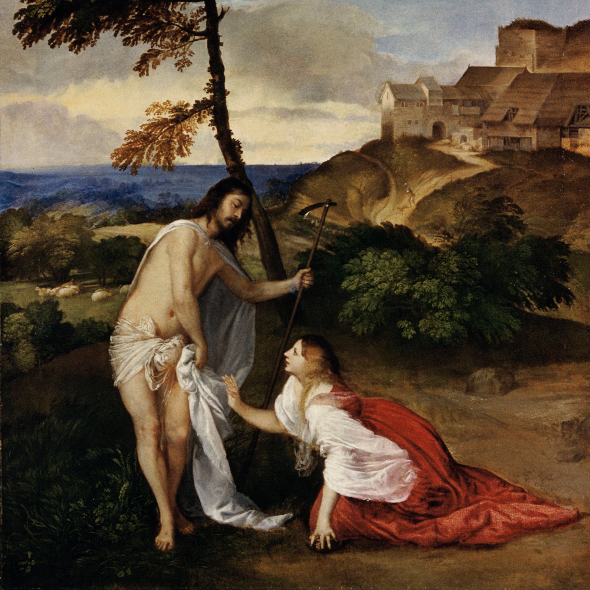 Noli me Tangere, c.1512 (oil on canvas) by Titian (Tiziano Vecellio) (c.1488-1576); National Gallery, London