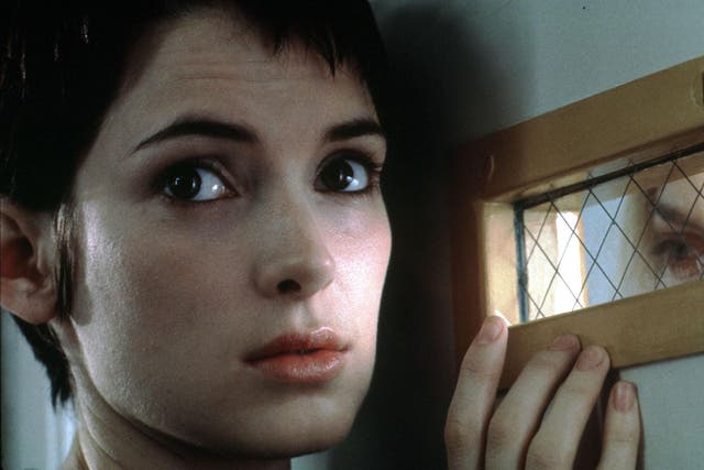 A scene from Girl Interrupted starring Wynona Ryder as Susana Kaysen