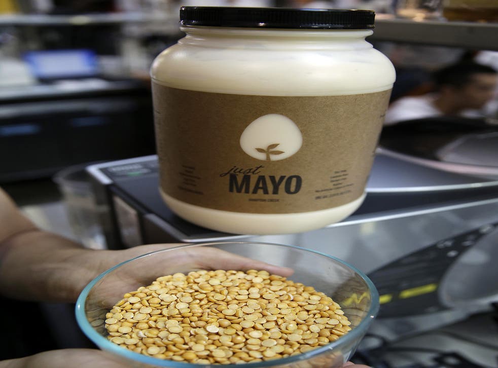 Battle of the brands... Hampton Creek’s Just Mayo is an egg-free product made from yellow pea