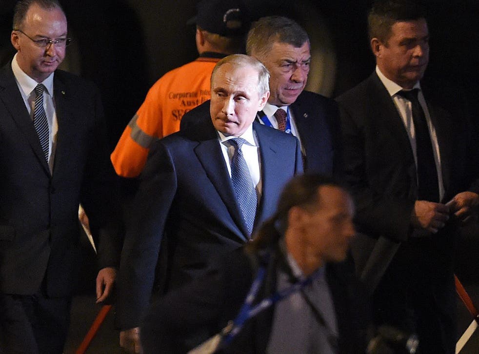 Vladimir Putin in Brisbane