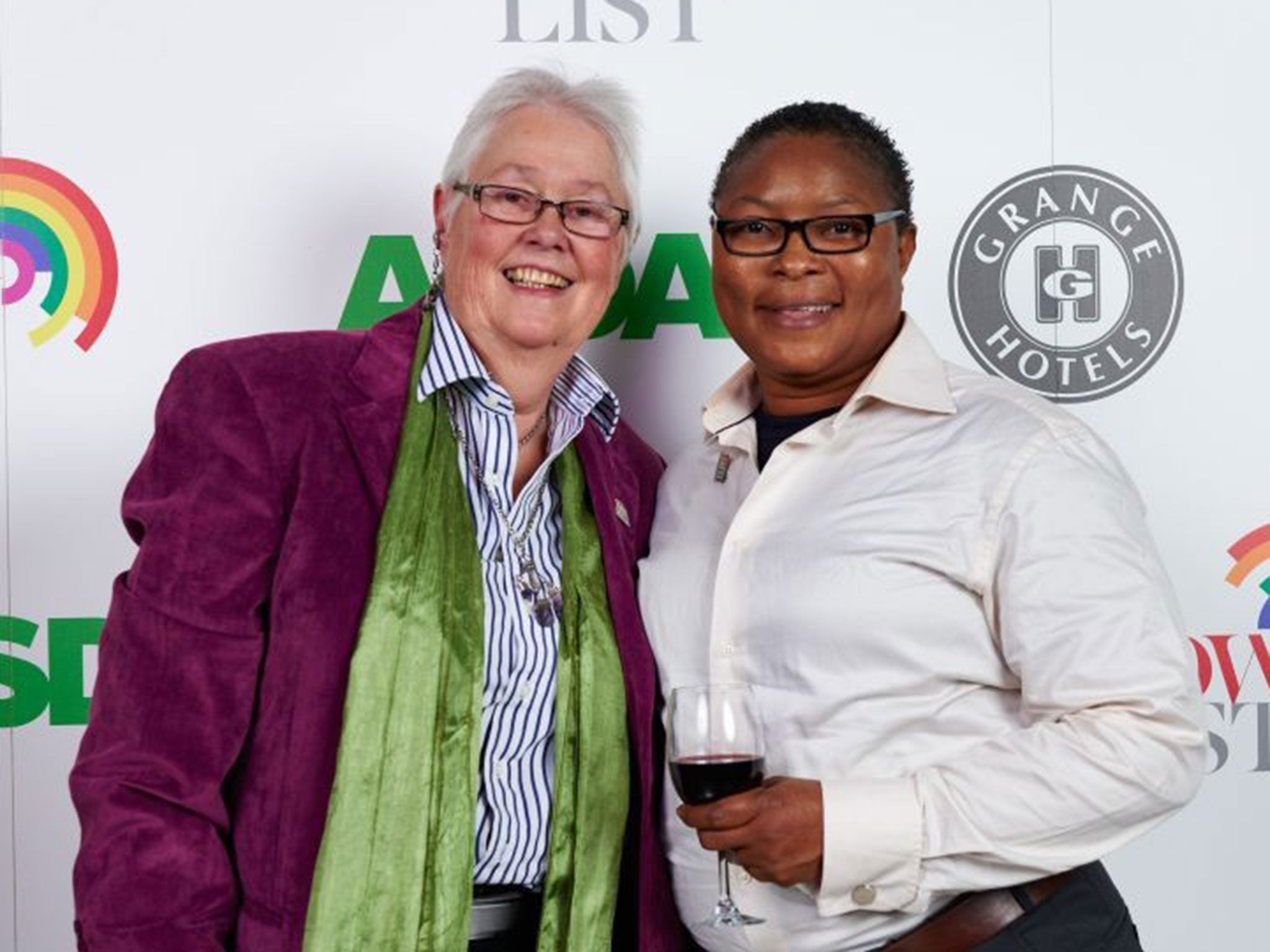 Sue Sanders and Aderonke Apata Photo: Micha Theiner