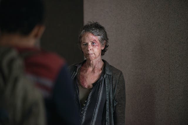 Melissa McBride as Carol Peletier in the Walking Dead season 5