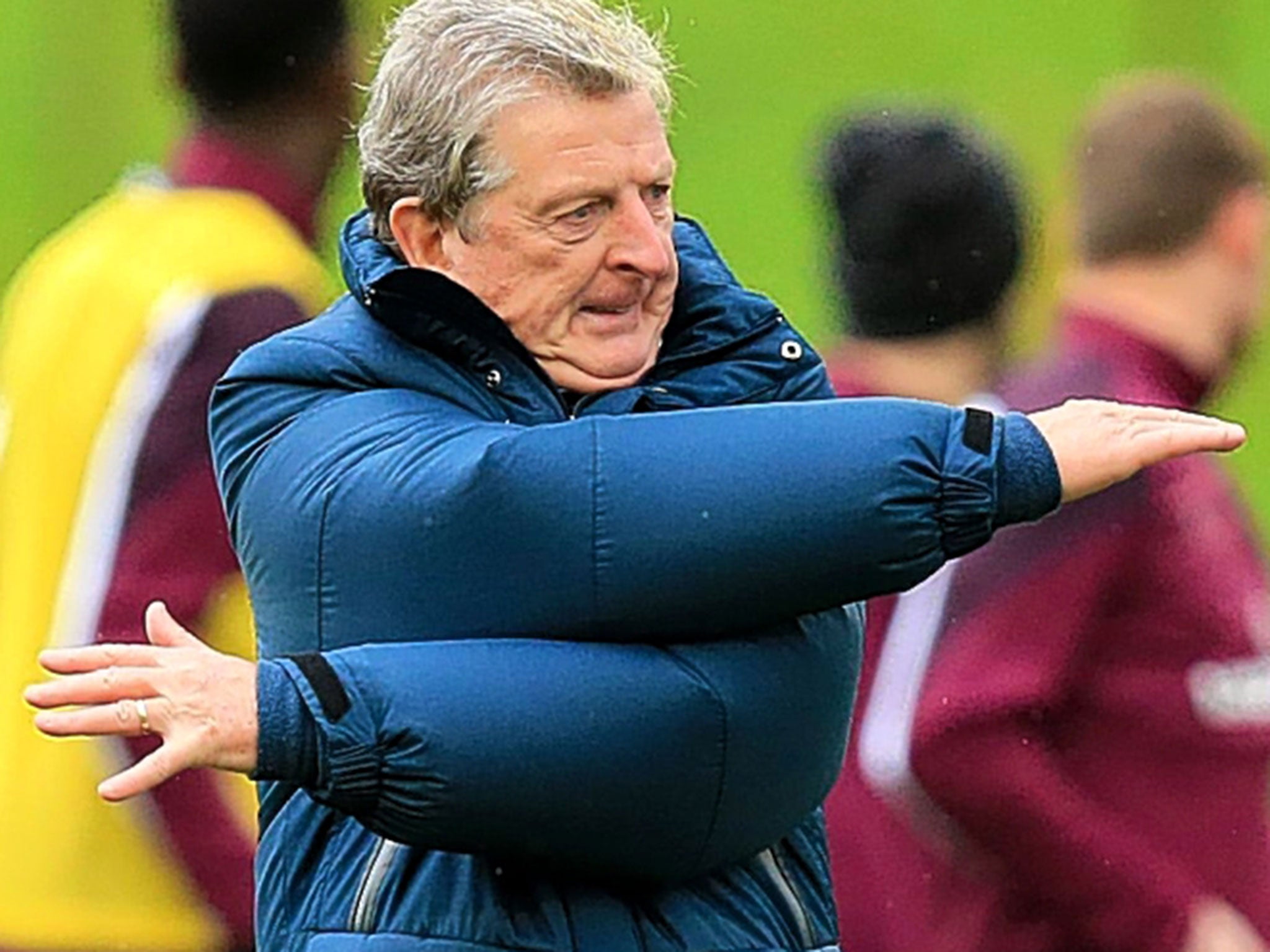 Coach Roy Hodgson was as frustrated as anyone by England’s pedestrian first-half performance against Slovenia