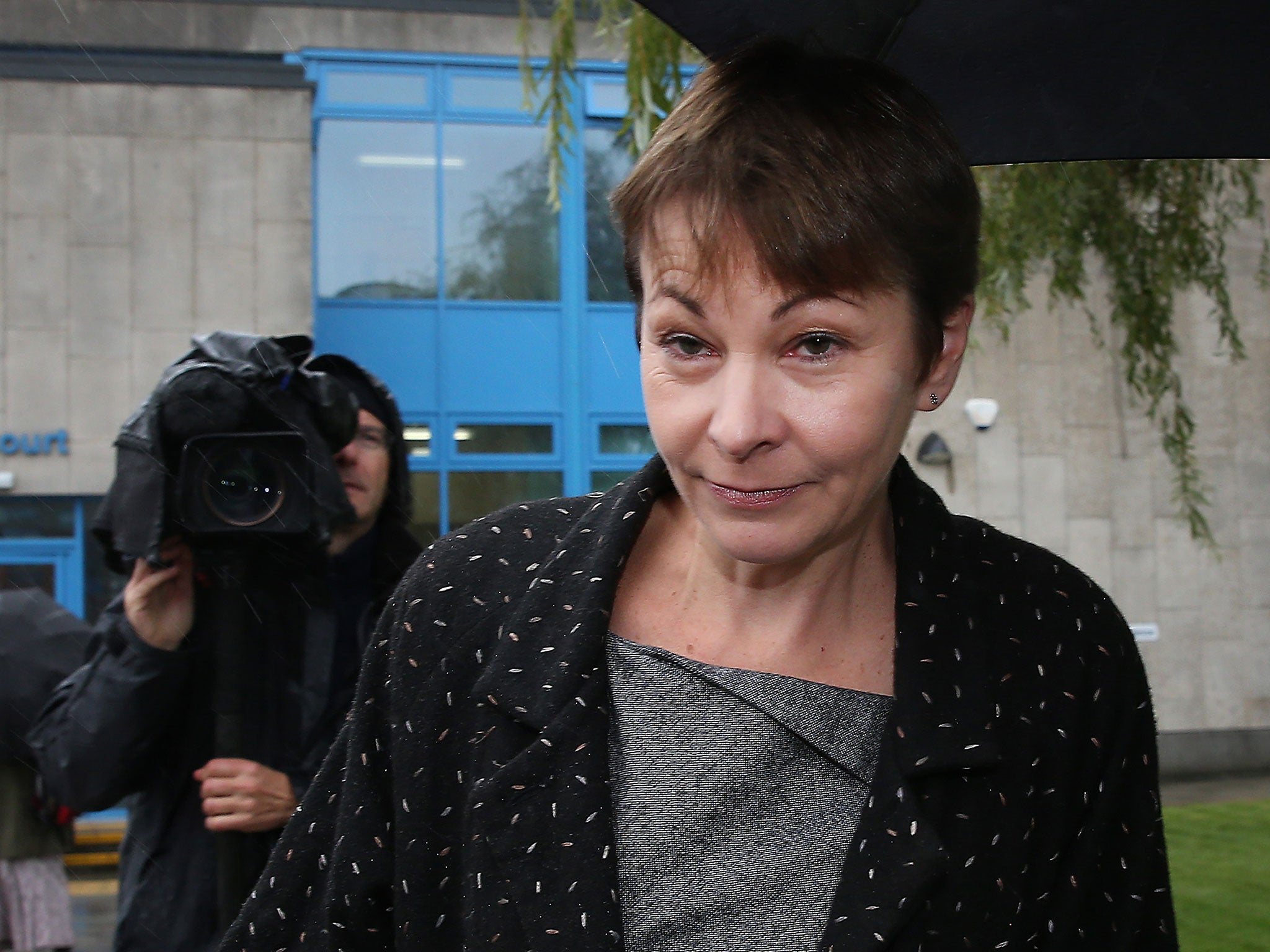 Green Party MP Caroline Lucas, her party only won one per cent of the vote at the last election