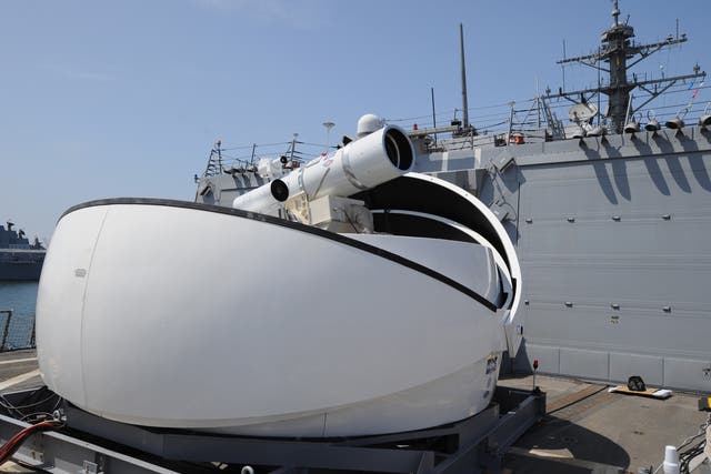 The Laser Weapon System or LaWS