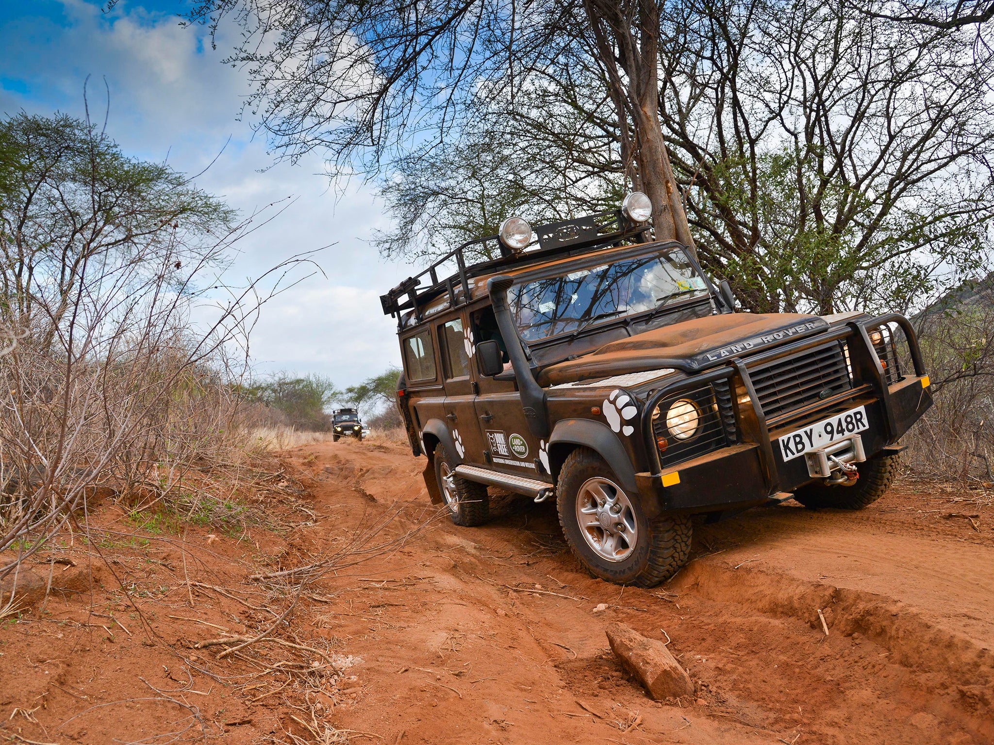 Land Rover Defender donated to the Born Free Foundation by Land Rover PHOTO: Rob Till