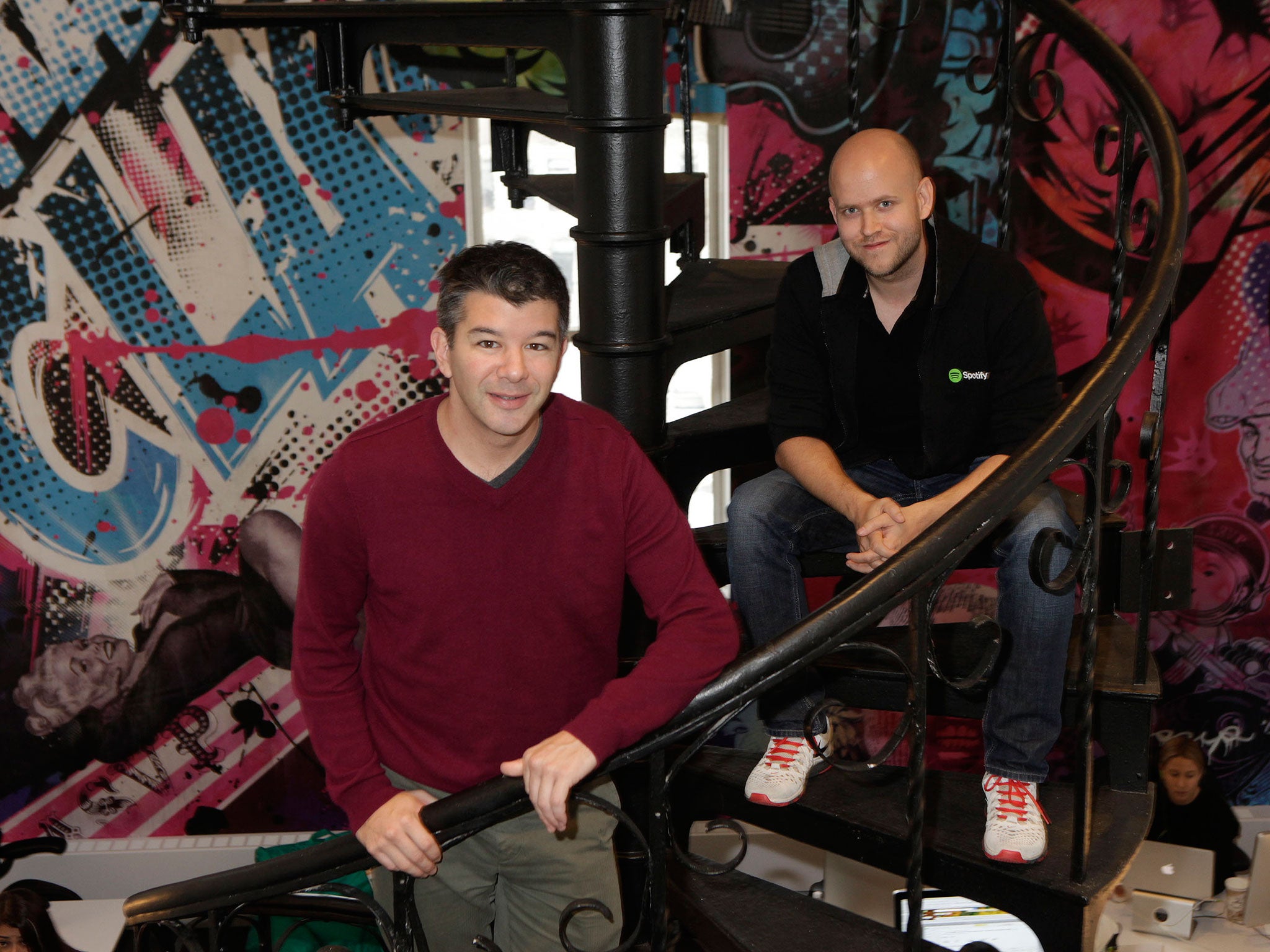 Uber Co-Founder & CEO Travis Kalanick and Spotify Founder & CEO Daniel Ek announced a new partnership enabling users to soundtrack their Uber ride
