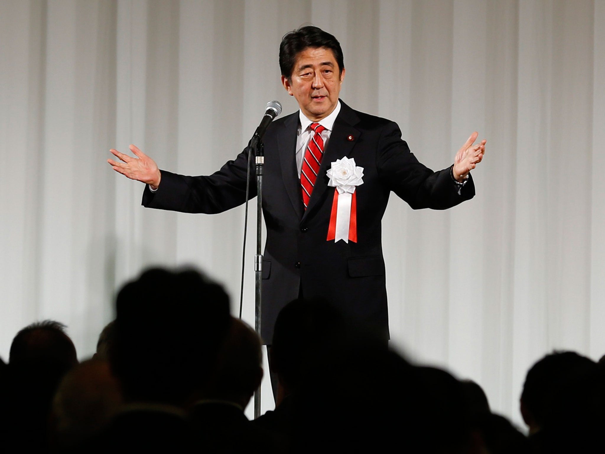 Blame for the return to recession has fallen on Shinzo Abe’s decision to hike sales tax