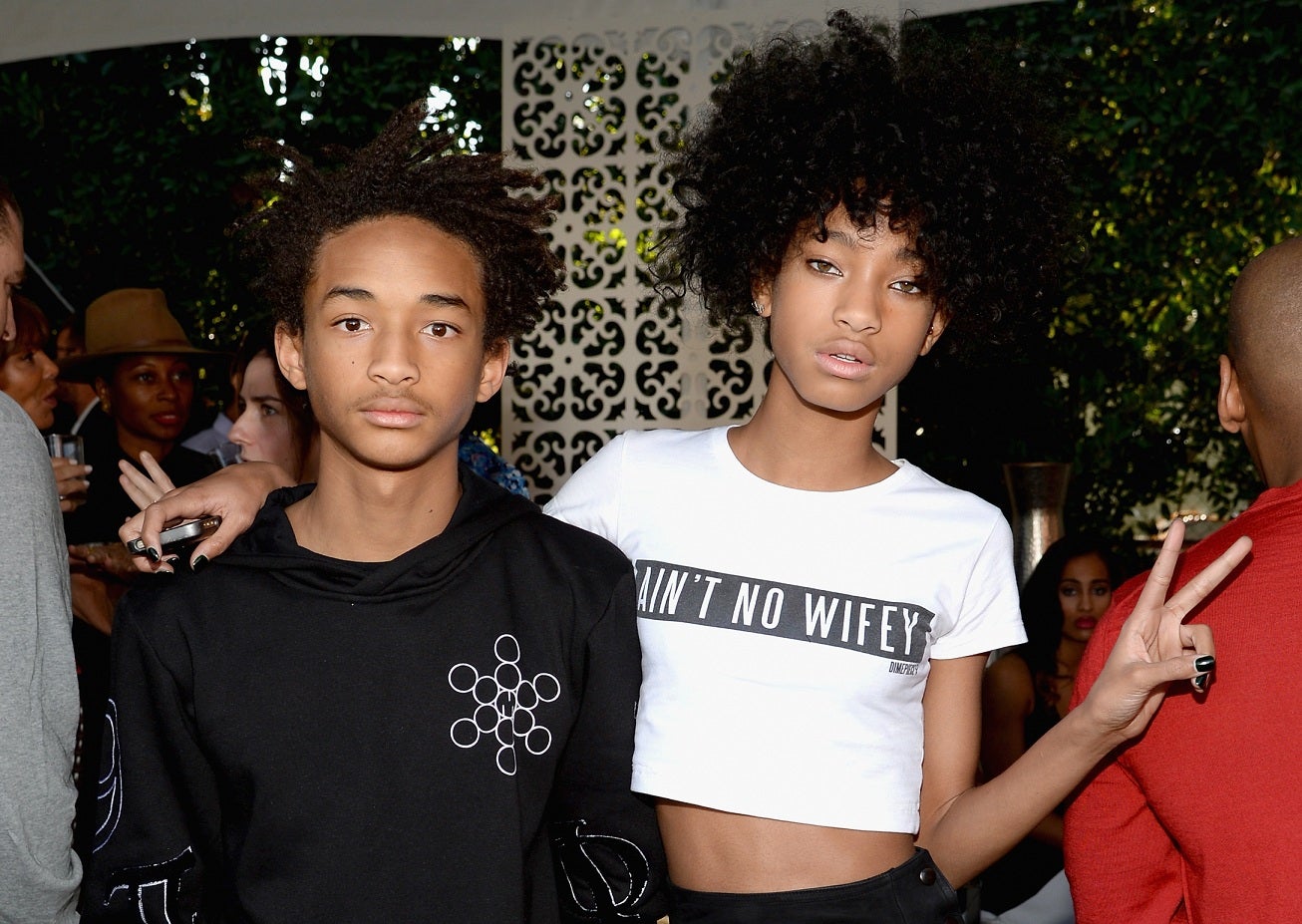A picture of Jaden and Willow Smith (or just a fragment of an illusory world?)