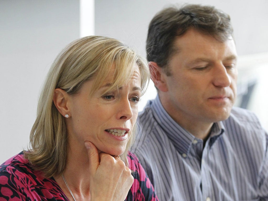 Kate and Gerry McCann speak about their missing daughter Madeleine