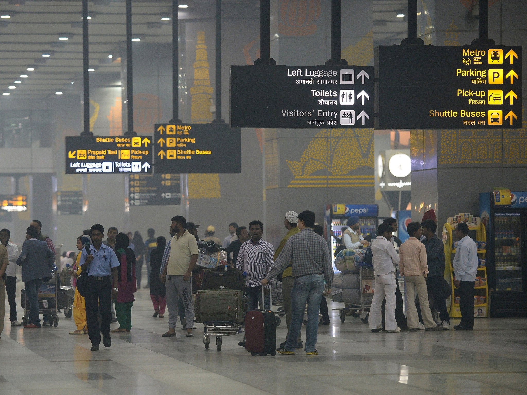 Terminal 3 of Indira Gandhi International airport in New Delhi on November 5, 2014.