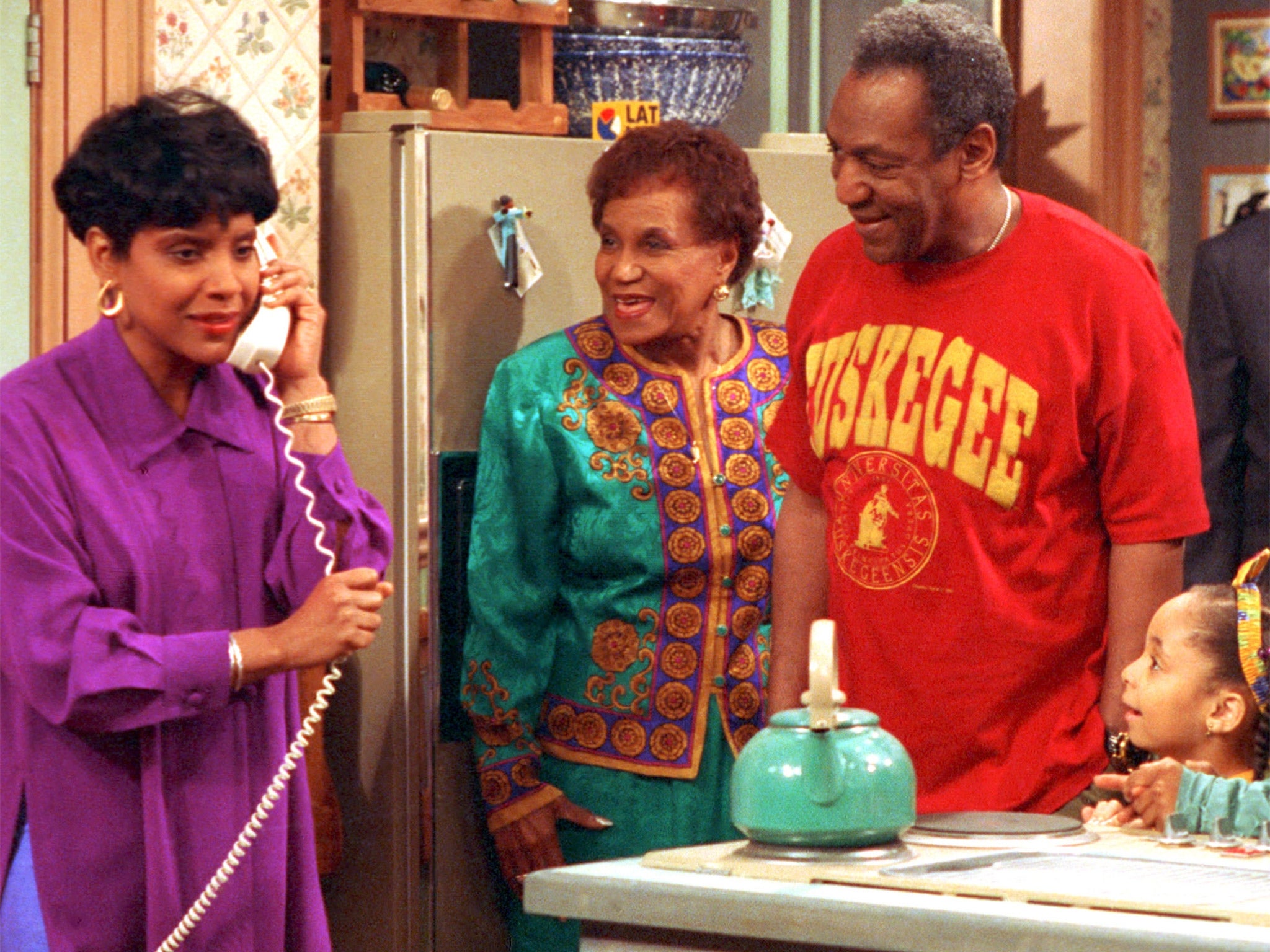 A scene from a 1992 episode of 'The Cosby Show'
