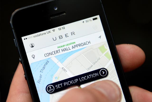 <p>Uber drivers are staging a strike on Monday over pay </p>