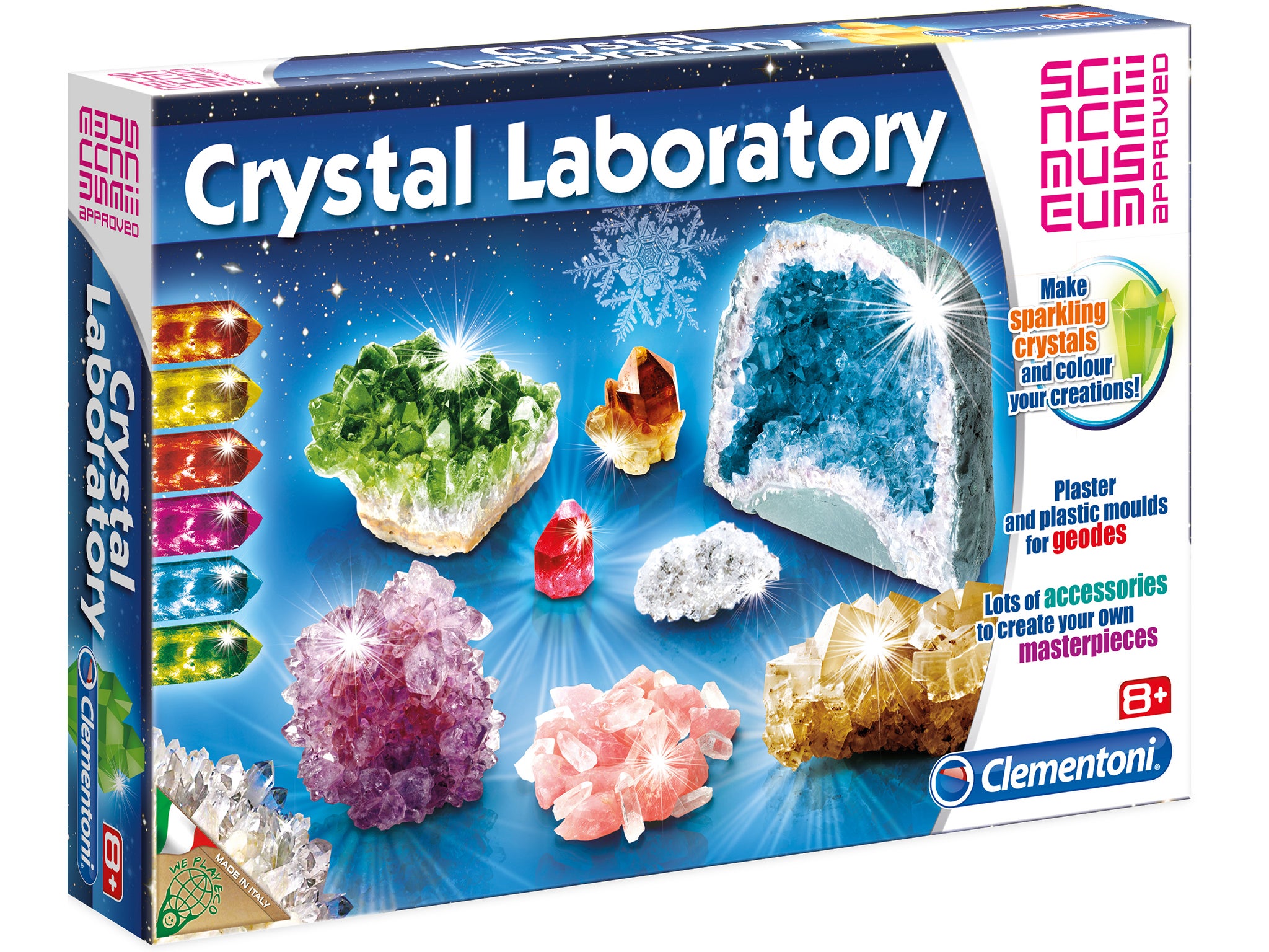 Create Your Own Crystals Science Museum Creative Toy Age 8 Clementoni for sale online 