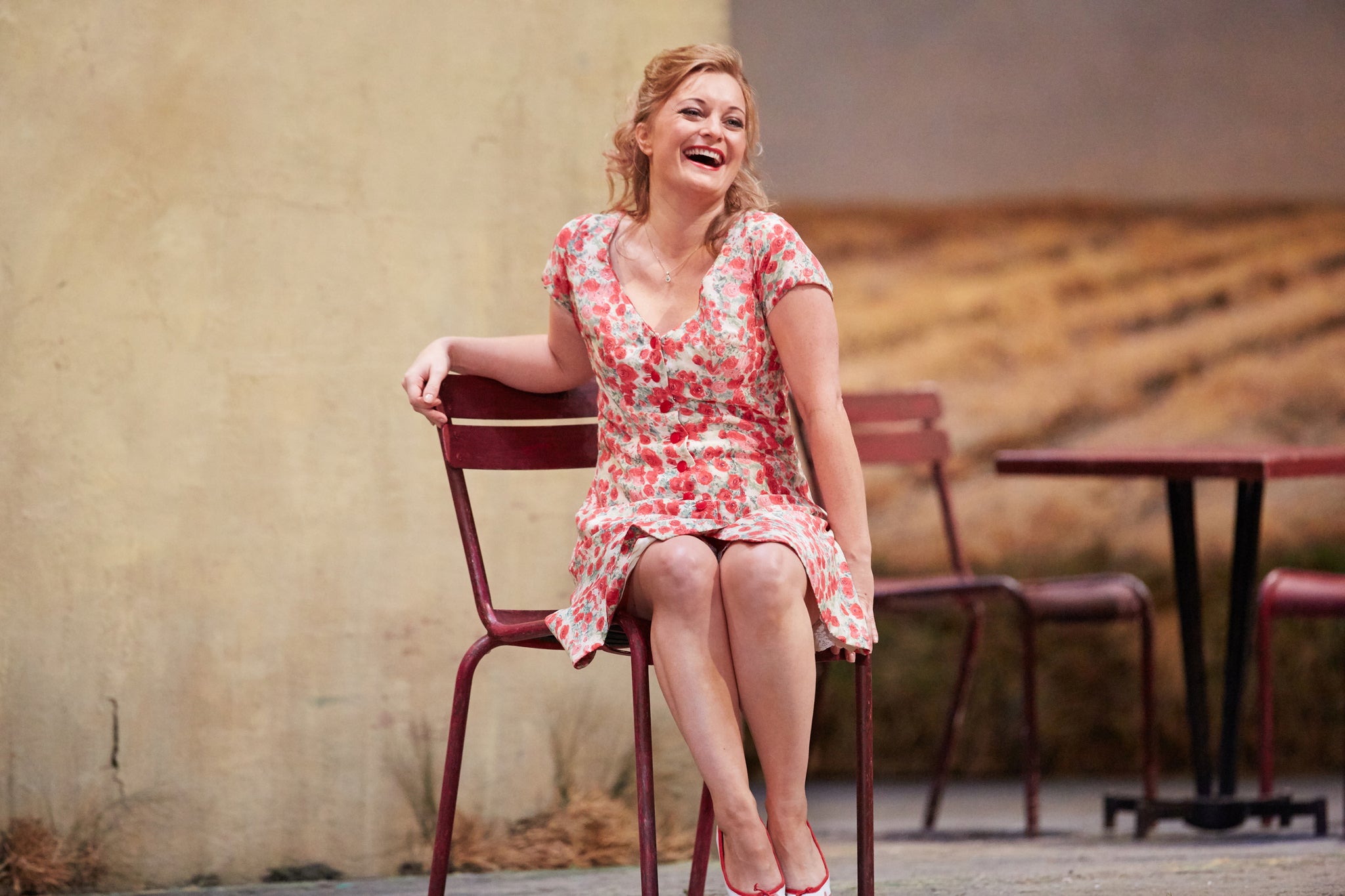 Lucy Crowe as Adina in L'Elisir D'Amore