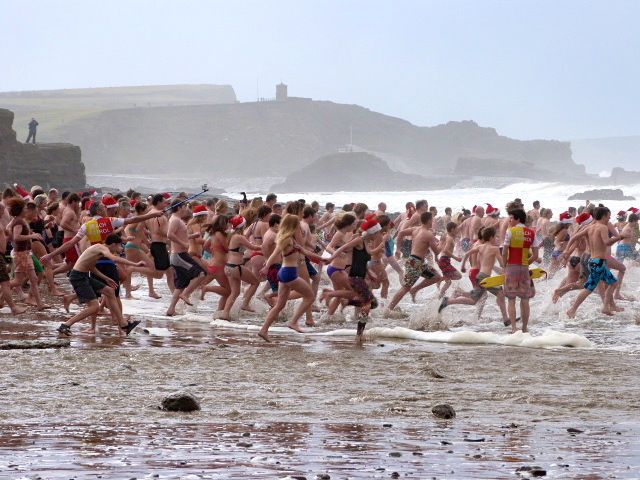 Christmas Day Swim Bude