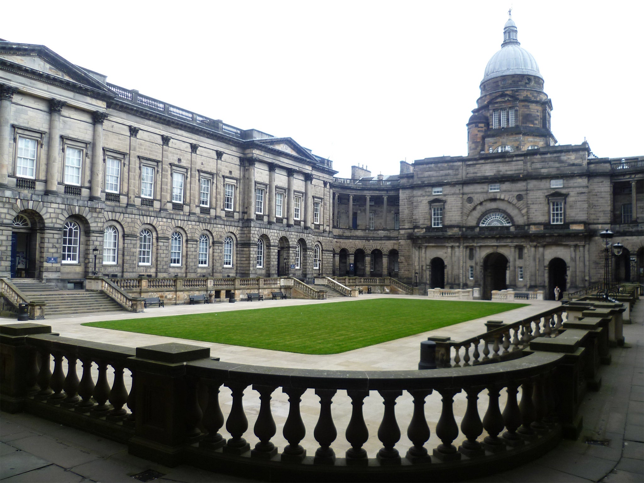 The Old College quad at Edinburgh University