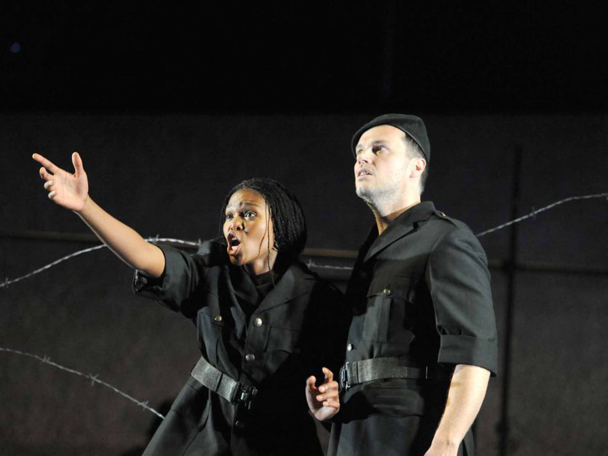 Performing in 'Zaide' with the Classical Opera Company in London, June 2010