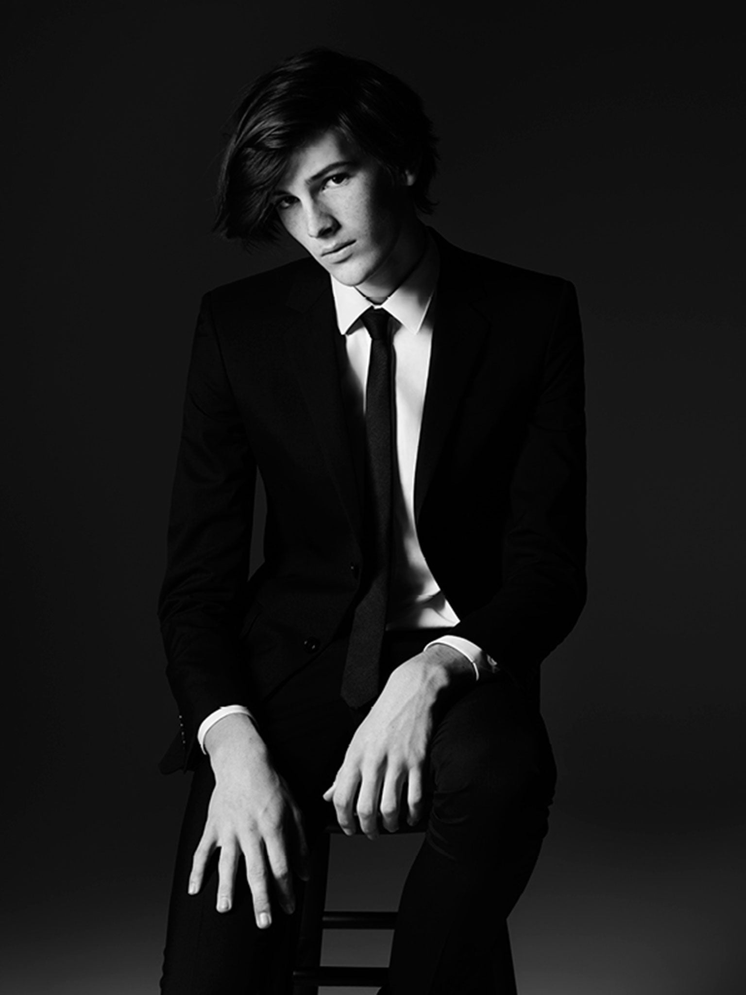 Pierce Brosnan's son, Dylan poses for Heidi Slimane's artful lens