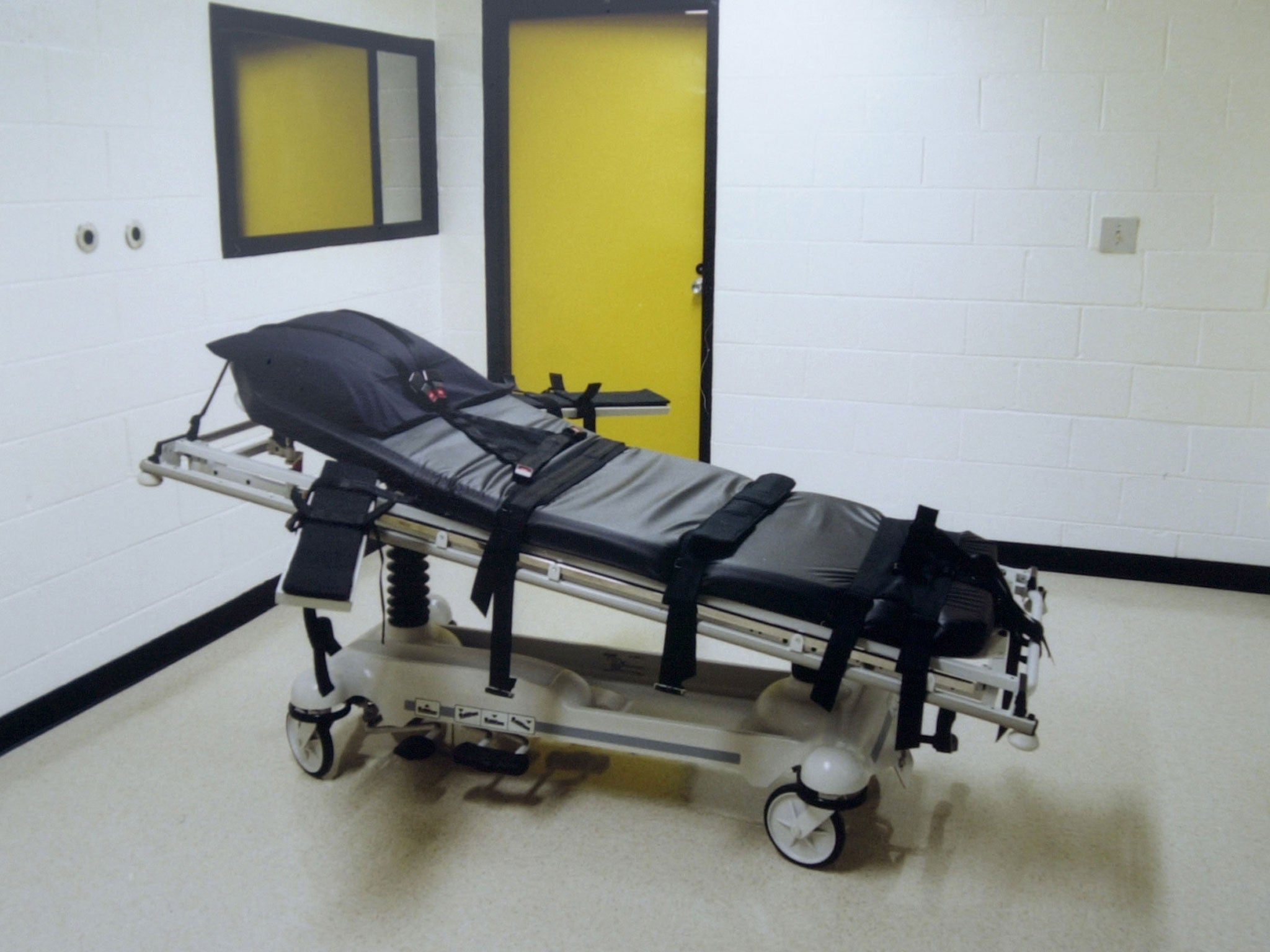 A death chamber at a US prison