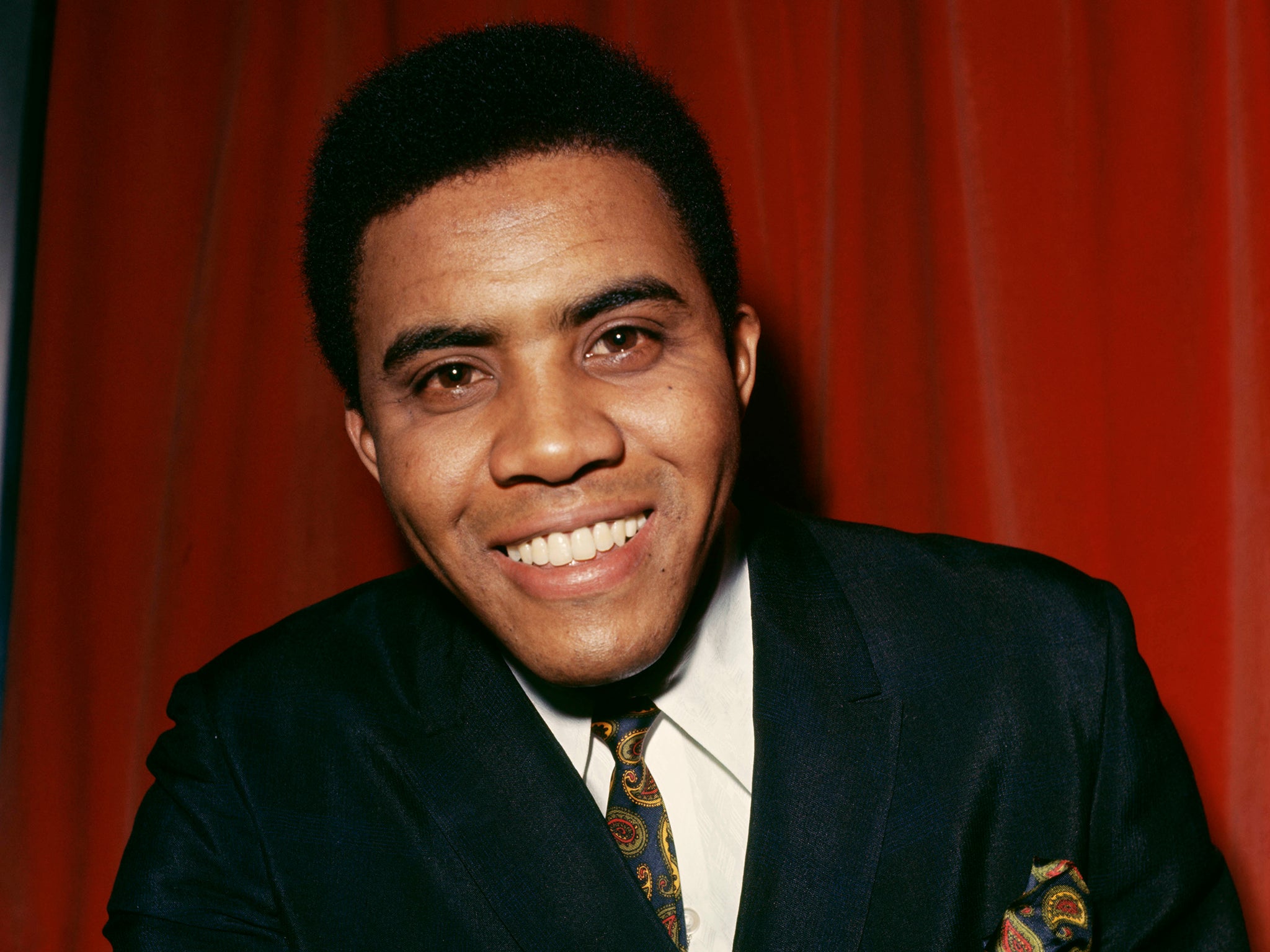 Posed portrait of Jimmy Ruffin  