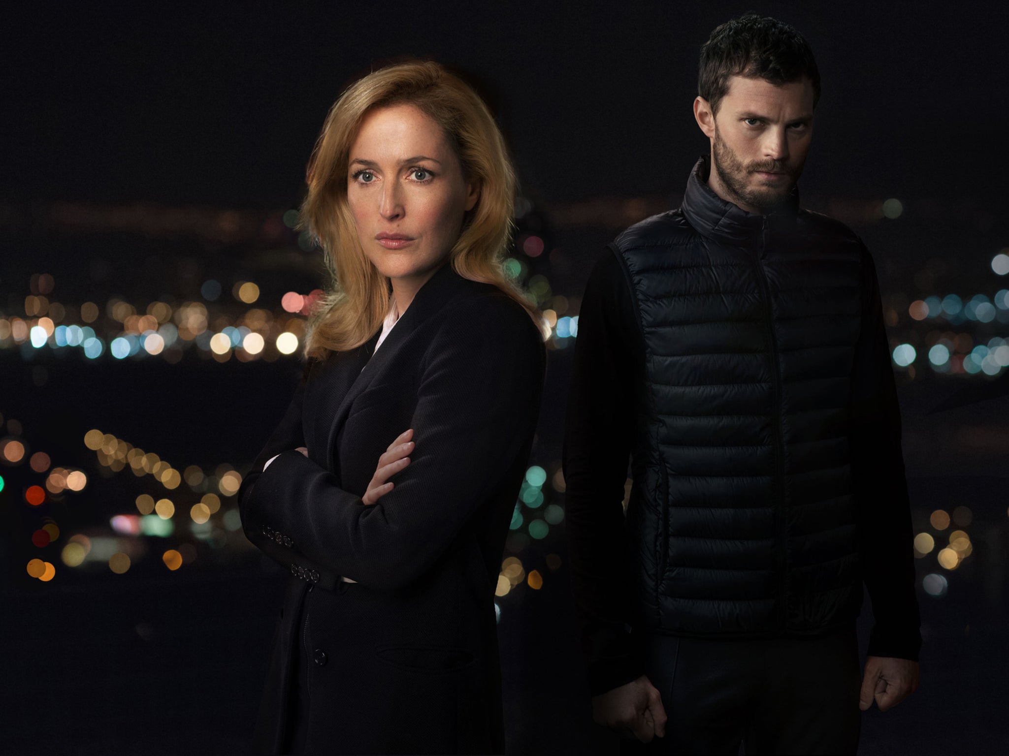 Gillian Anderson and Jamie Dornan in 'The Fall'