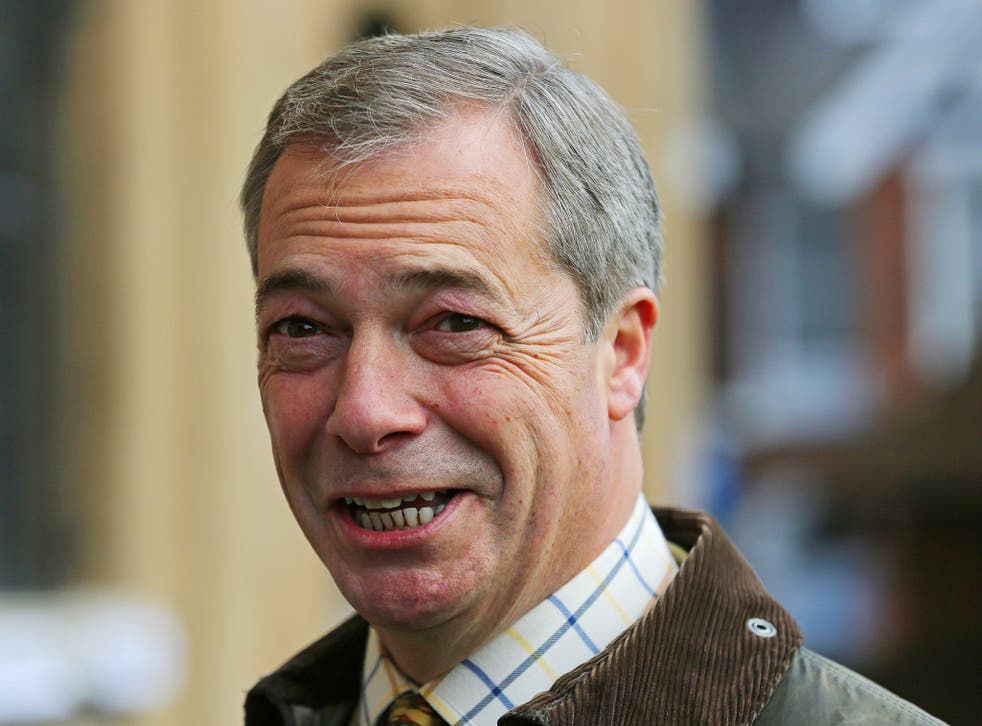 File: Nigel Farage has blamed his lateness to an event in Wales on 'immigration' and the state of the M4