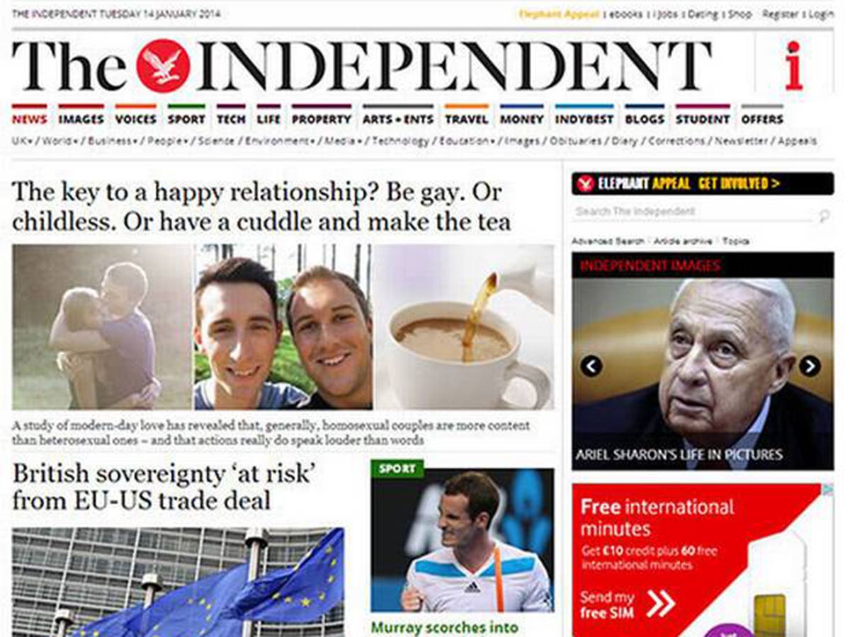 Independent website traffic tops 1 million unique users a day The