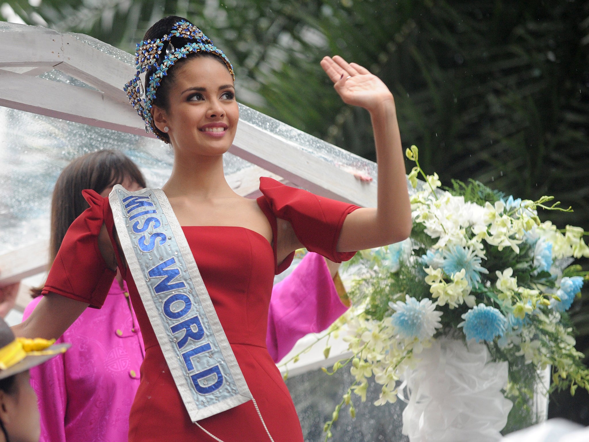 Last year's winner Megan Young of the Philippines