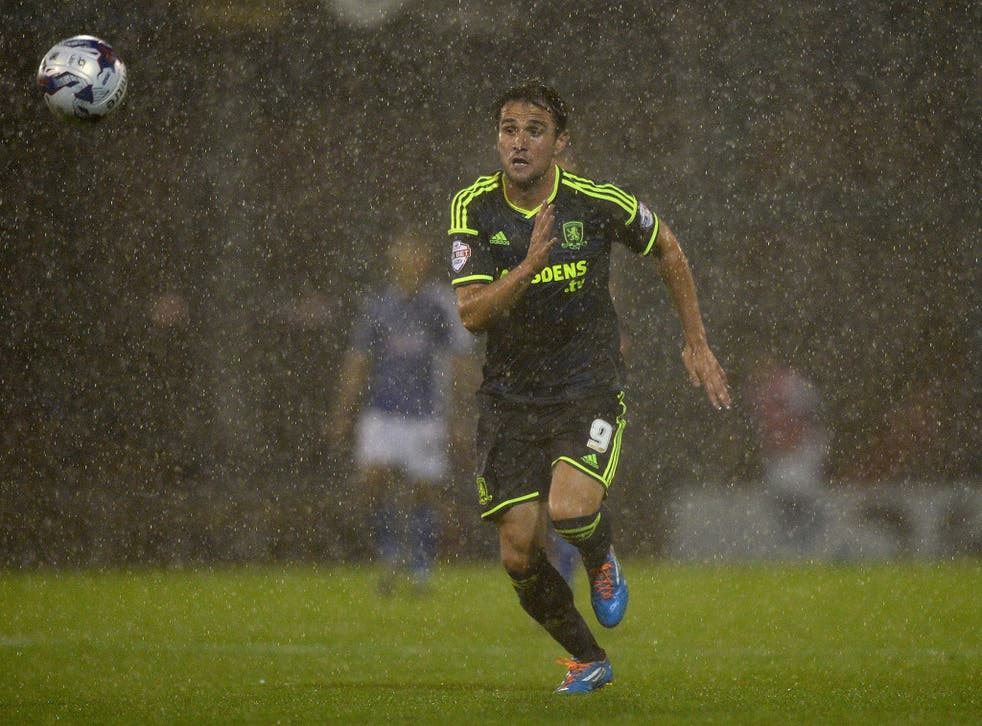 Middlesbrough’s Kike Garcia has adapted to the ‘tough rhythm’ of the Championship with six goals