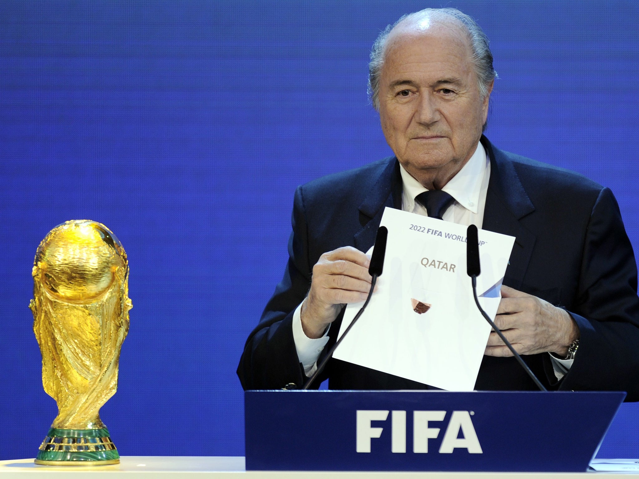 Fifa president Sepp Blatter