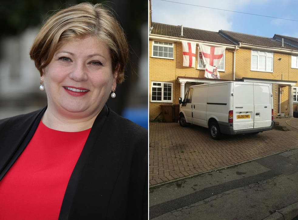 Former Shadow Attorney General Emily Thornberry and the image she tweeted from Rochester