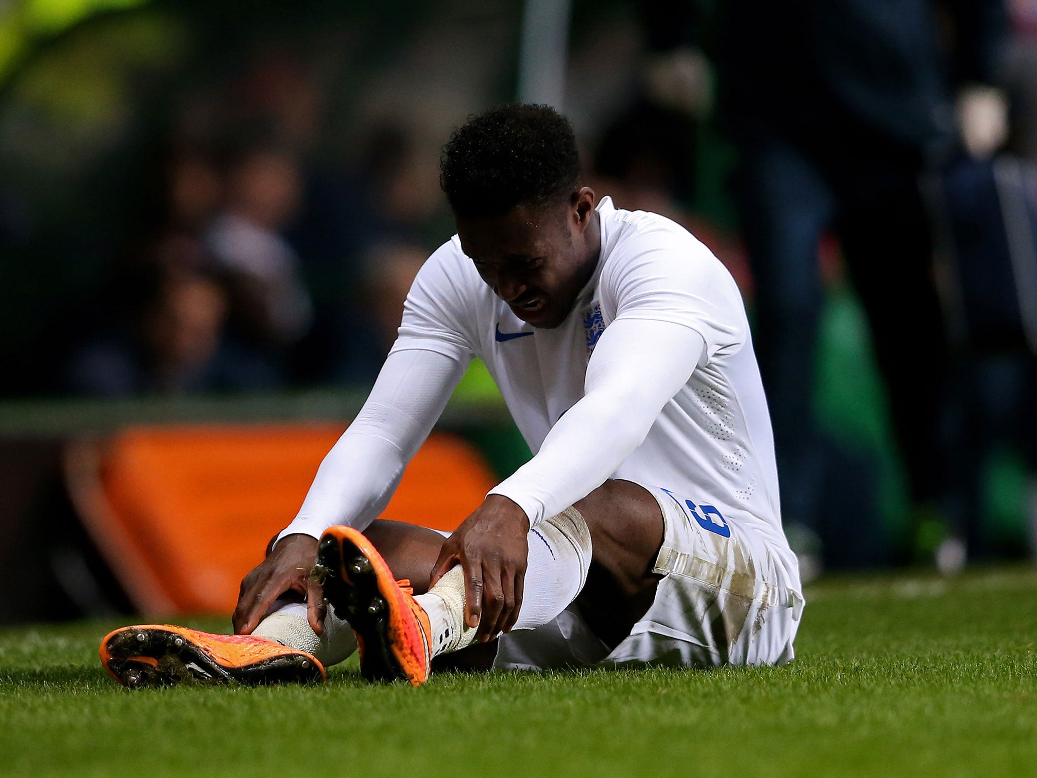 Welbeck returned from international duty with a 'little hamstring problem'