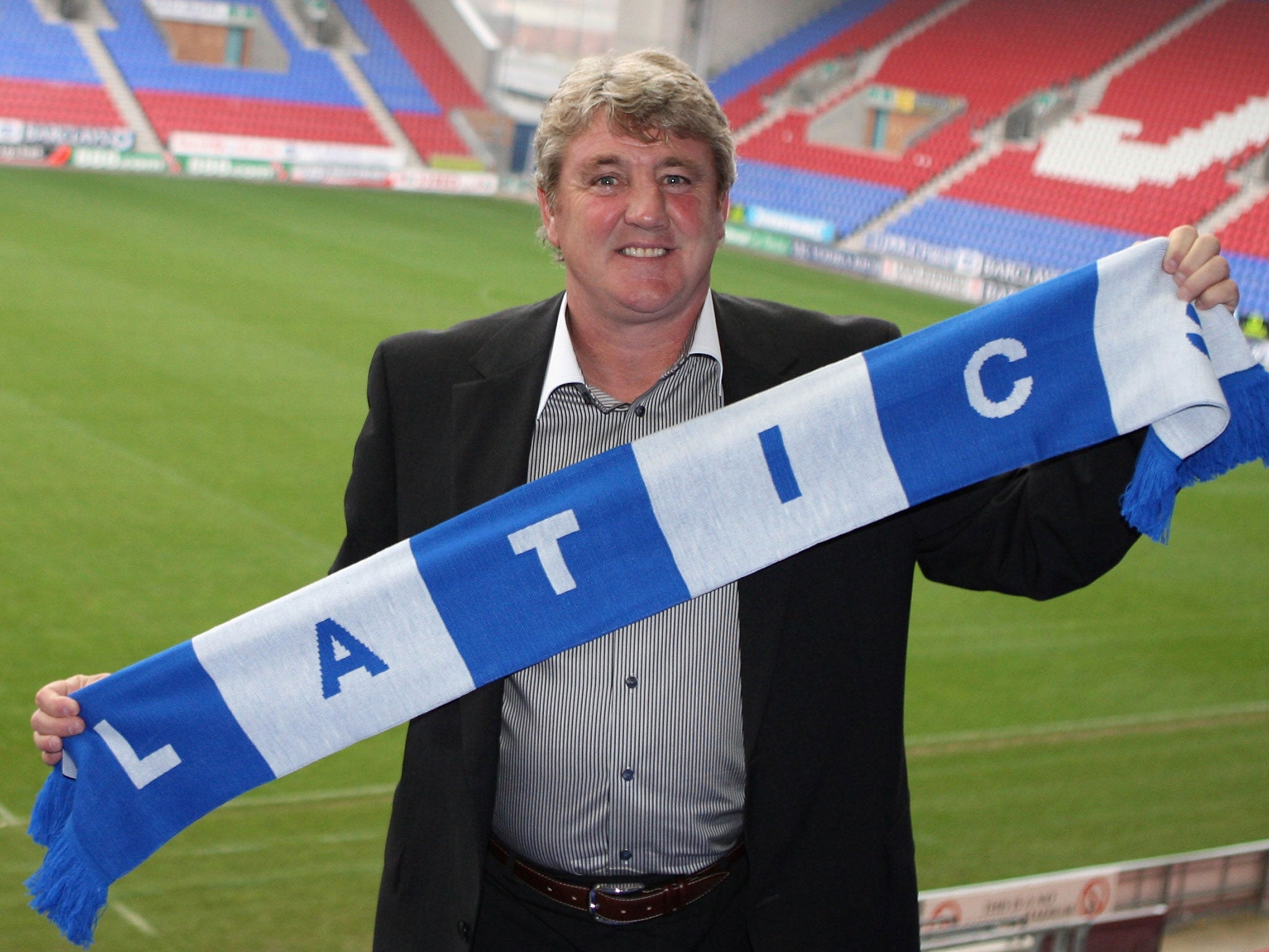 Bruce was appointed Wigan manager in 2007