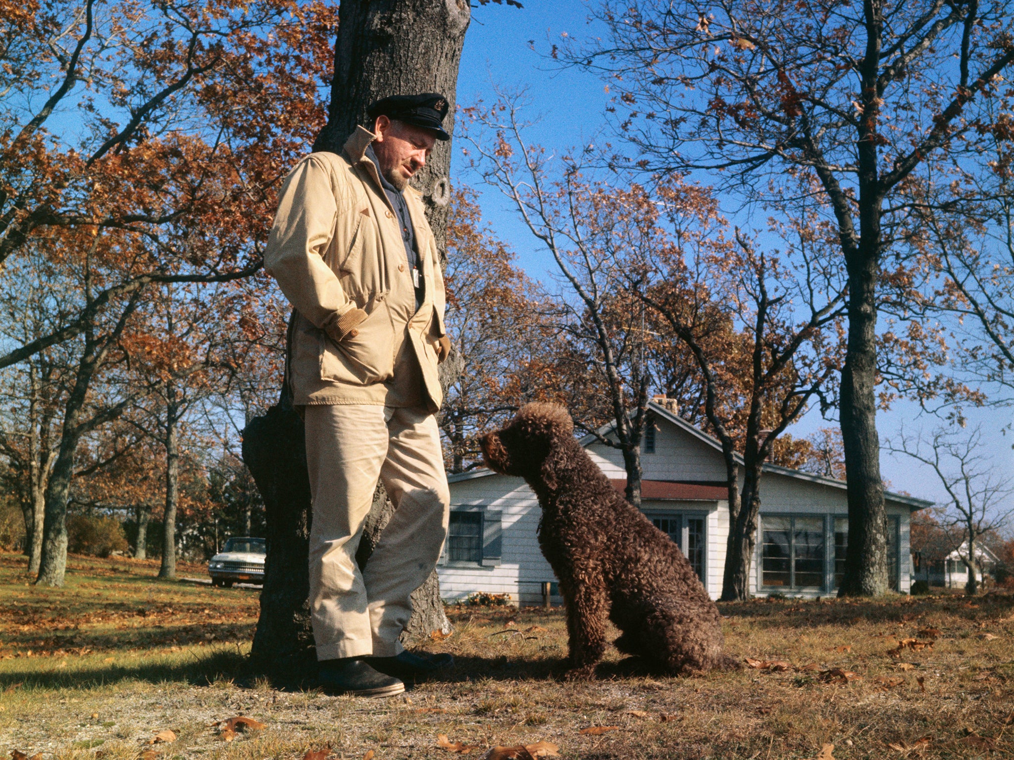 Dog days: John Steinbeck with Charley, Sag Harbor, 1962