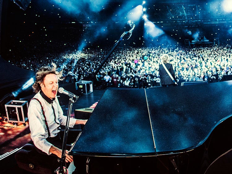A 3D camera captured McCartney's performance in San Francisco