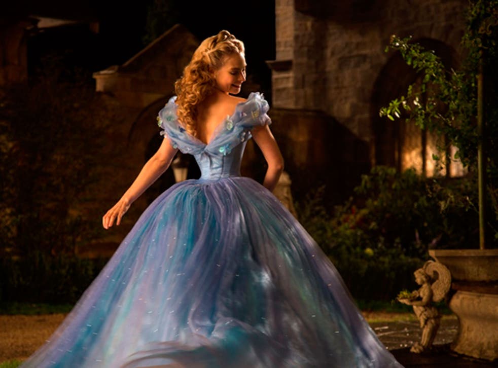 Lily James as Ella in Disney's live action remake of Cinderella
