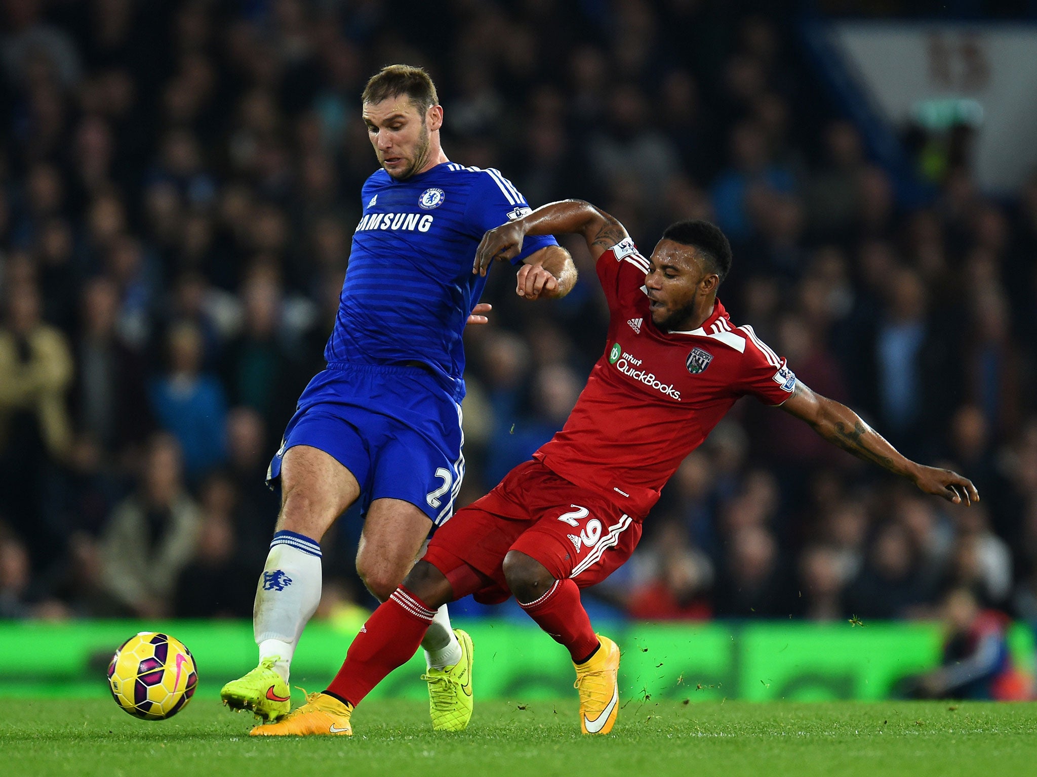 Chelsea's Serbian defender Branoslav Ivanovic was also selected