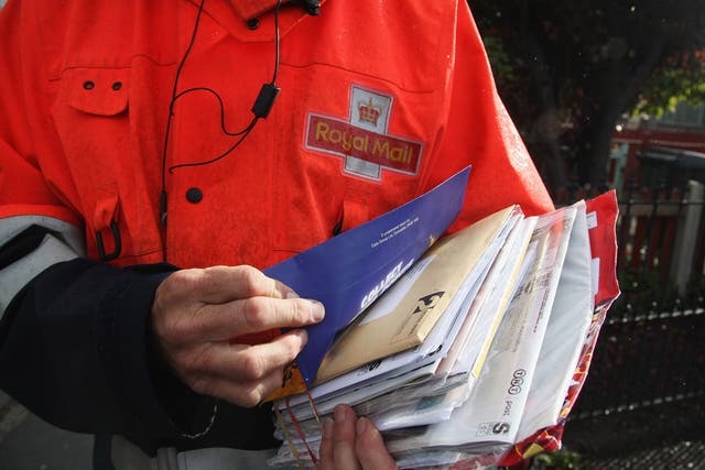 <p>Royal Mail said it was taking the matter ‘very seriously’ </p>