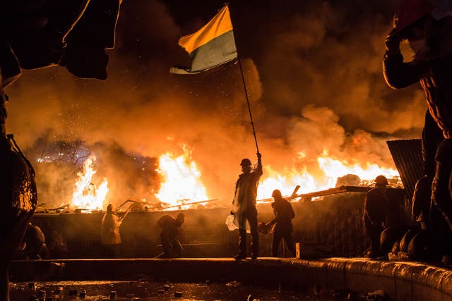 Violence flares in Ukraine