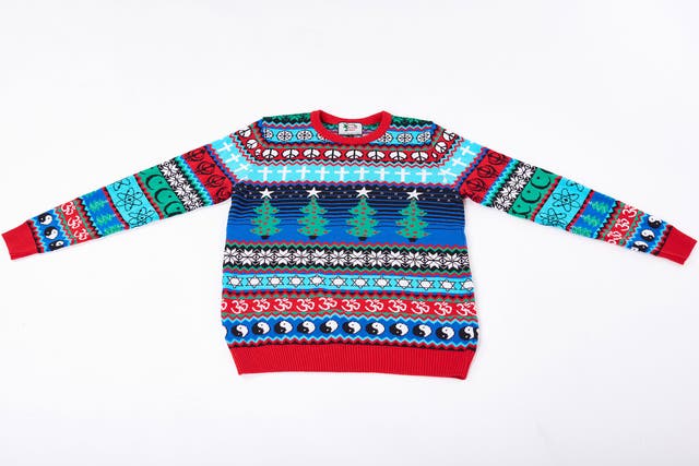 A social-media consultancy came up with the idea of a multicultural Christmas jumper to create publicity for the company