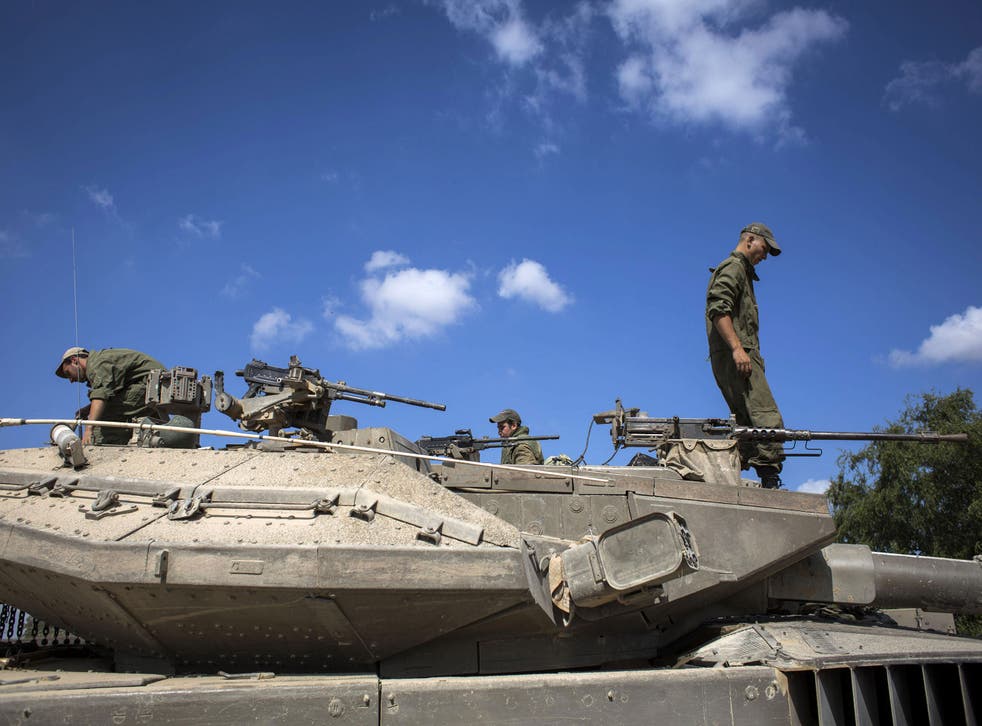 Israeli troops in Gaza (file picture)