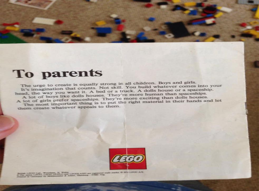 The letter, purported to be from the 1970s, offered a message of gender equality to parents