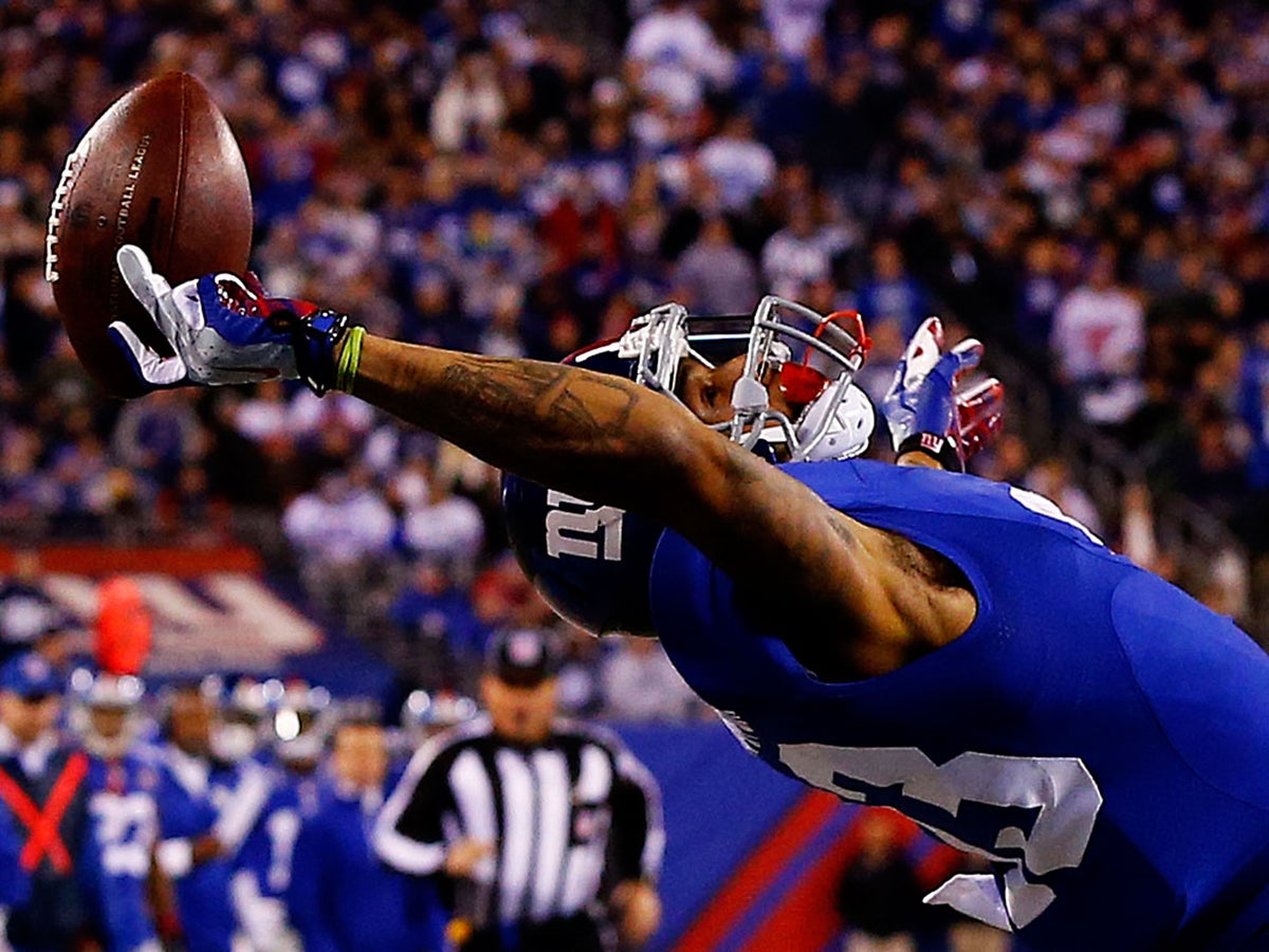 Giants' Odell Beckham Jr. wows fans with another one-handed catch