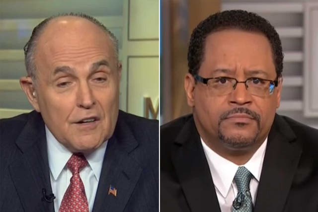 Rudy Giuliani squares up to Georgetown professor Michael Eric Dyson