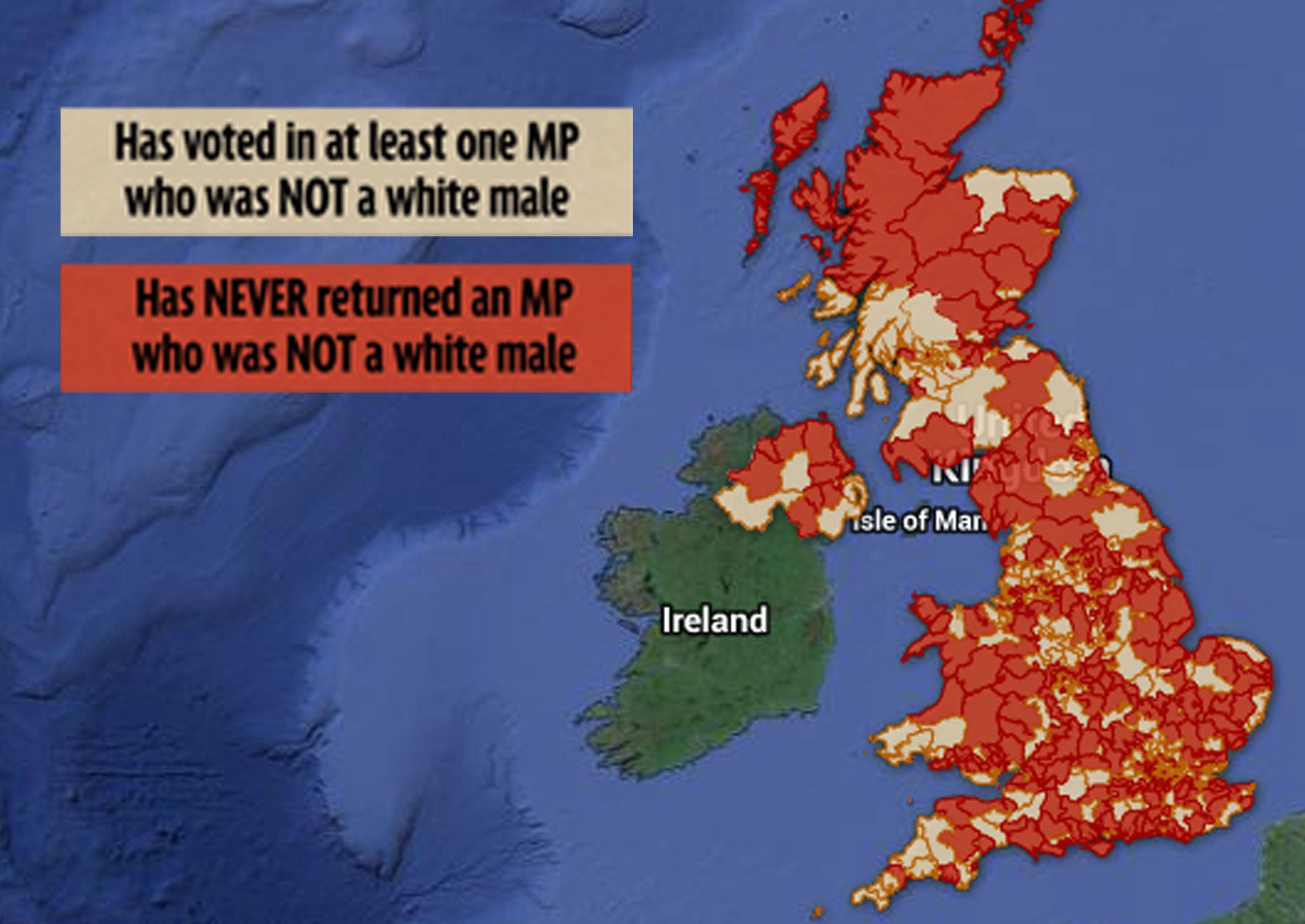 Above: Ampp3d's map on white male MPs