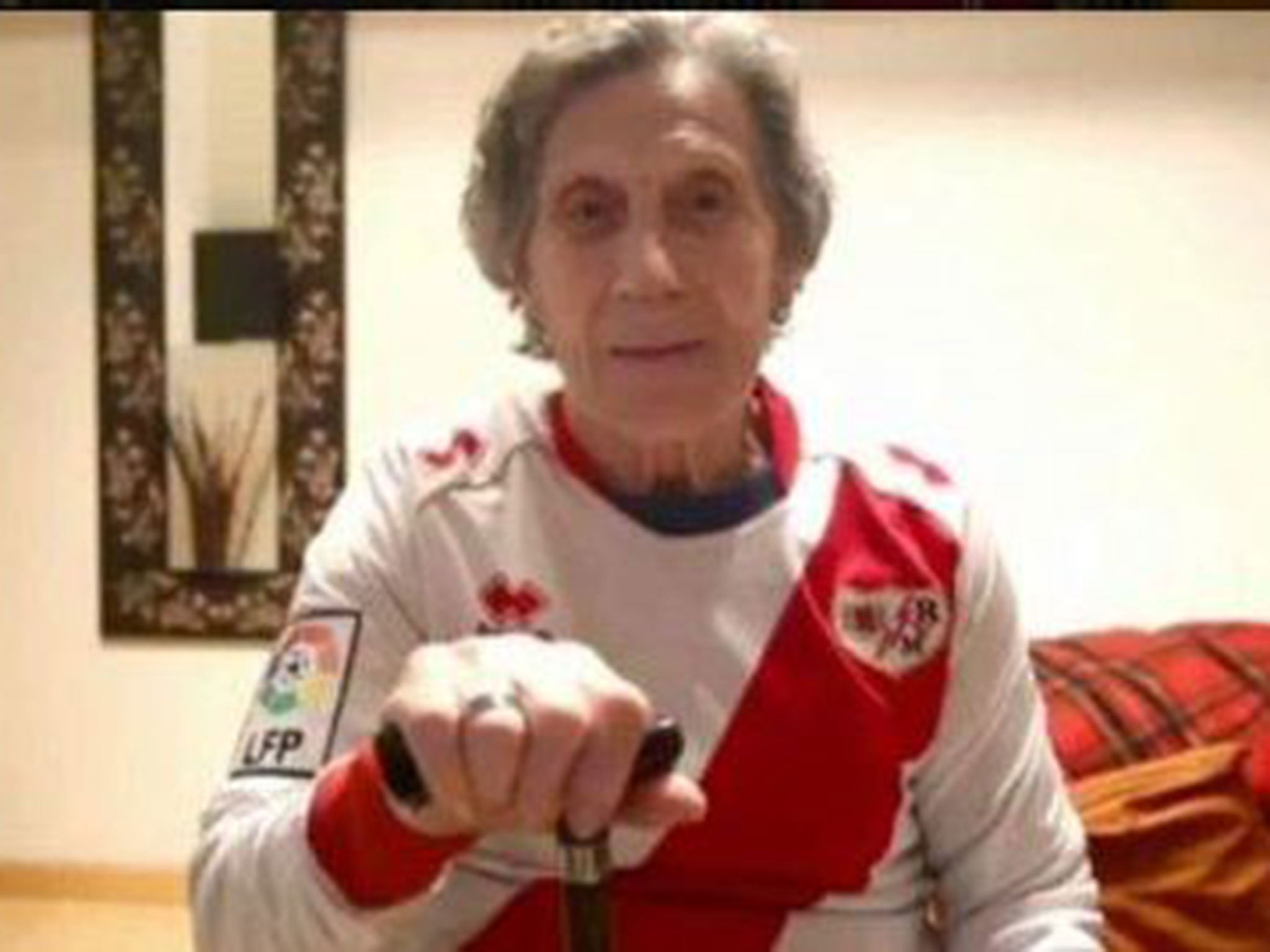 Carmen has since been pictured in a Rayo shirt