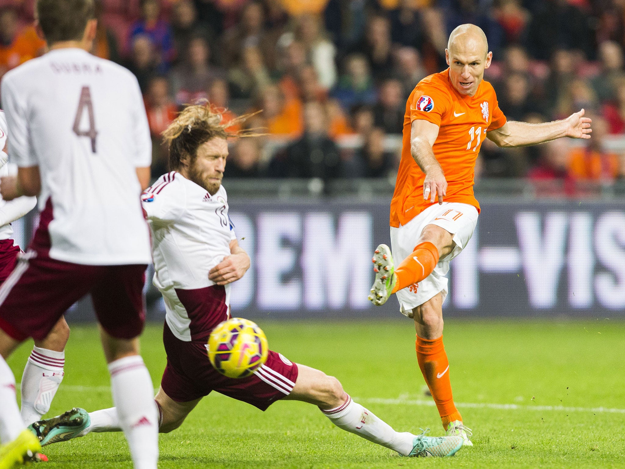 Arjen Robben is becoming the face of the Dutch national team